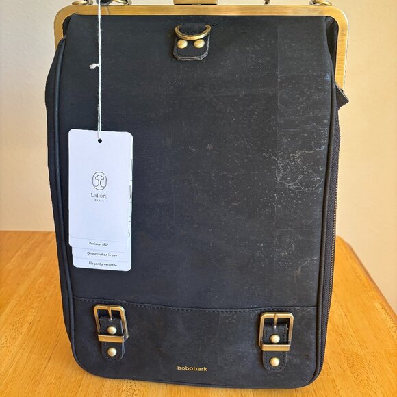LaFlore Paris Bobobark convertible vegan leather backpack/briefcase/shoulder bag